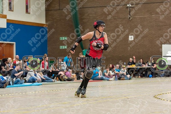 British Championships Roller Derby- T3 East - Wakey Wheeled Cats take on The Grim Reavers
