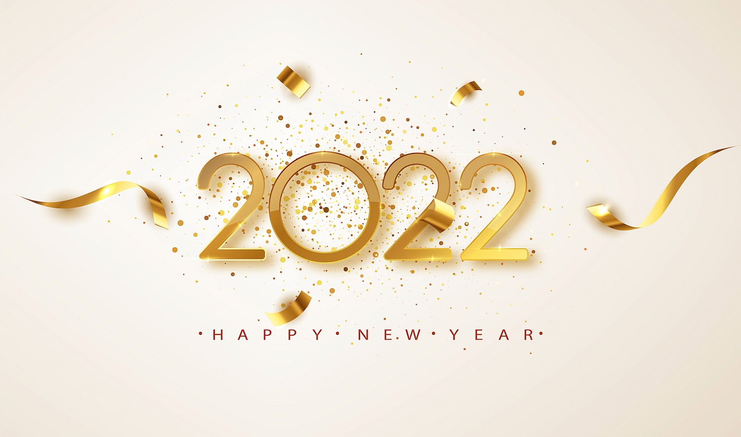 Heres to 2022! 2022, background, banner, calendar, card, celebrate, celebration, confetti, congratulation, decoration, element, festive, frame, glitter, gold, greeting, happy new year, holiday, illustration, international, letter, number, party, realistic, ribbon, seaso