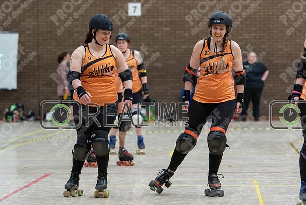 British Championships Roller Derby- T3 East - Roller Derby Leicester take on Deathrow Hull